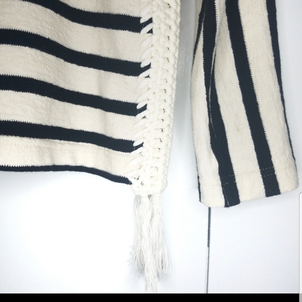 Anthropologie Pepin Mariner Striped Pullover sweater Top Sz XL - Picture 4 of 9